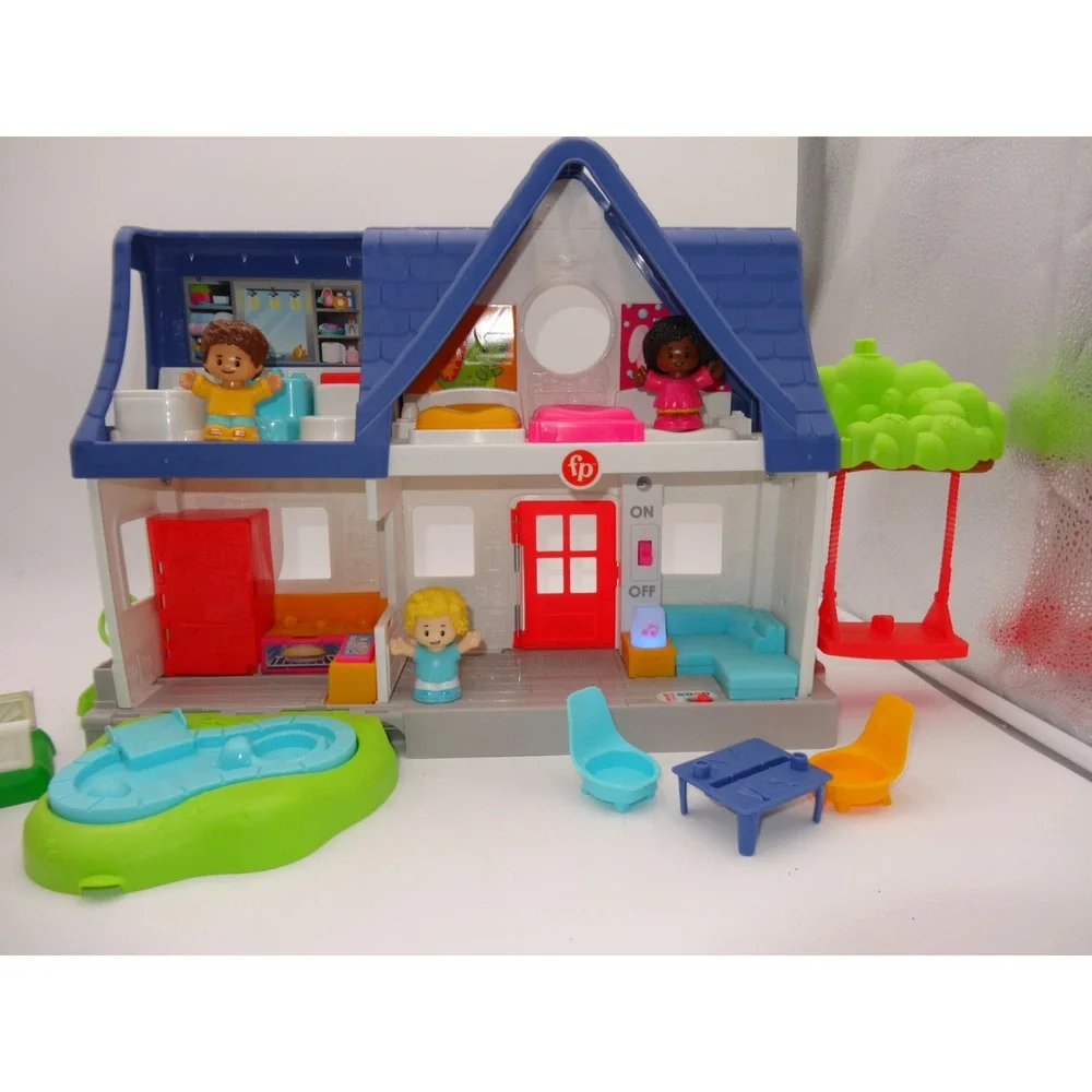 Fisher-Price Little People Friends Together Play House and Horse Stable Playset